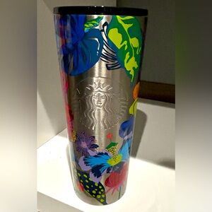 STARBUCKS 2022 24oz Metallic cup w/o straw.